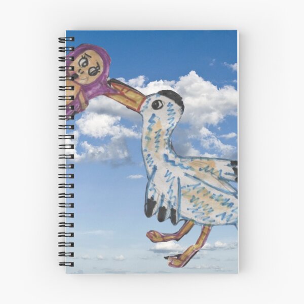 Item preview, Stork Bringing a Baby designed and sold by mila-ola.