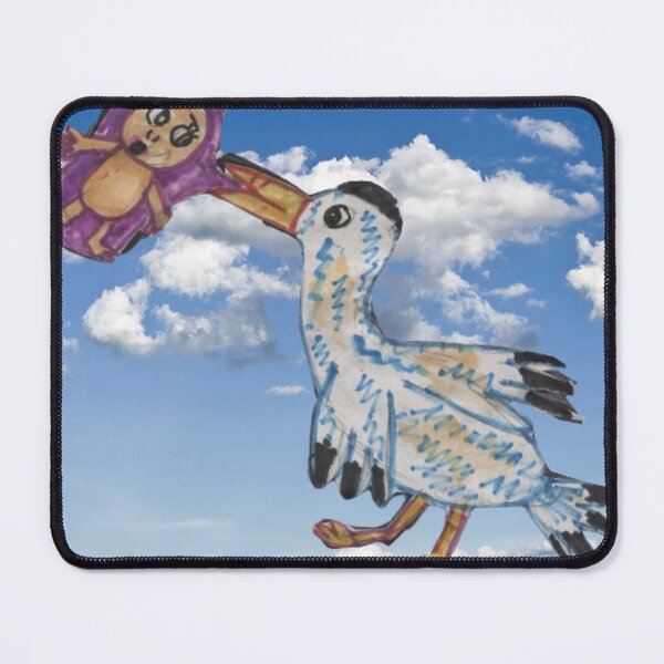 Item preview, Stork Bringing a Baby designed and sold by mila-ola.