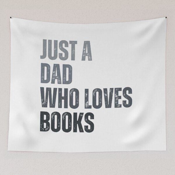 Item preview, Just a dad who loves books designed and sold by InkDrinker23.