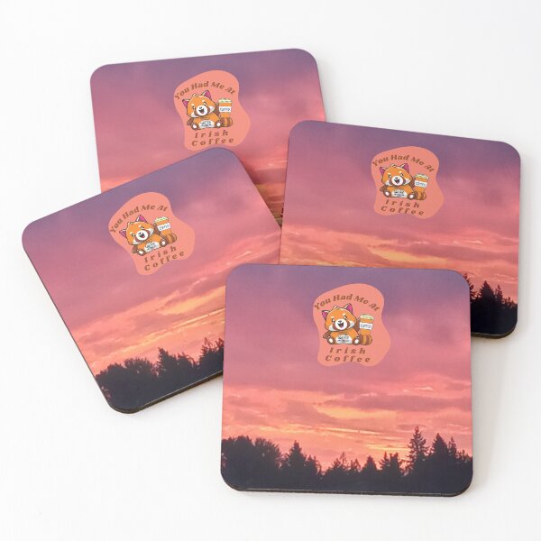 Item preview, Panda with irish coffee, morning sunrise. designed and sold by MCanderart.