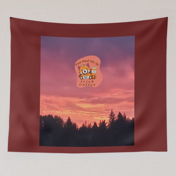 Item preview, Panda with irish coffee, morning sunrise. designed and sold by MCanderart.