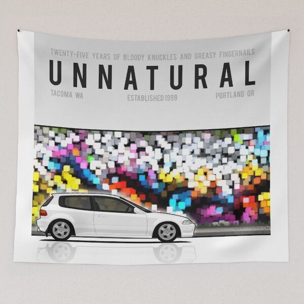 Item preview, Unnatural Car Club PNW: Frost White Hatchback EH designed and sold by The Last Lugnut.