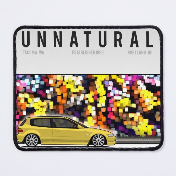 Item preview, Unnatural Car Club PNW: Yellow Hatchback EH designed and sold by The Last Lugnut.