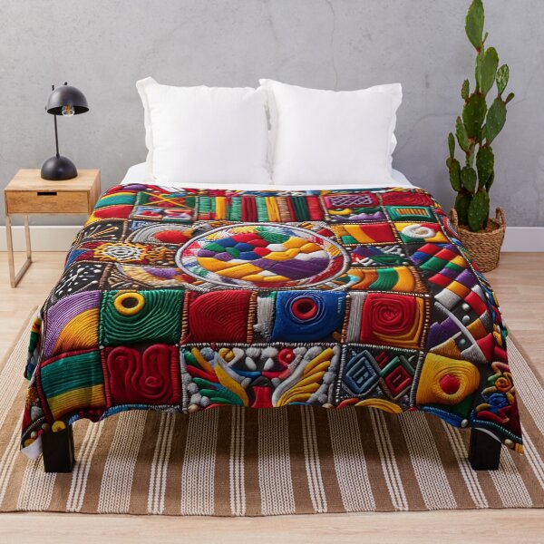 Item preview, Adinkra Symbols Inspired Tapestry Pattern - 02 designed and sold by MyEbonyYou.