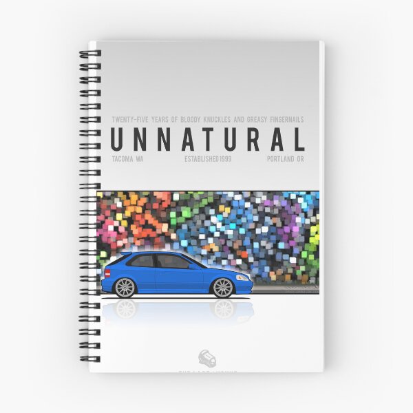 Item preview, Unnatural Car Club PNW: Blue Hatchback EJ designed and sold by The Last Lugnut.