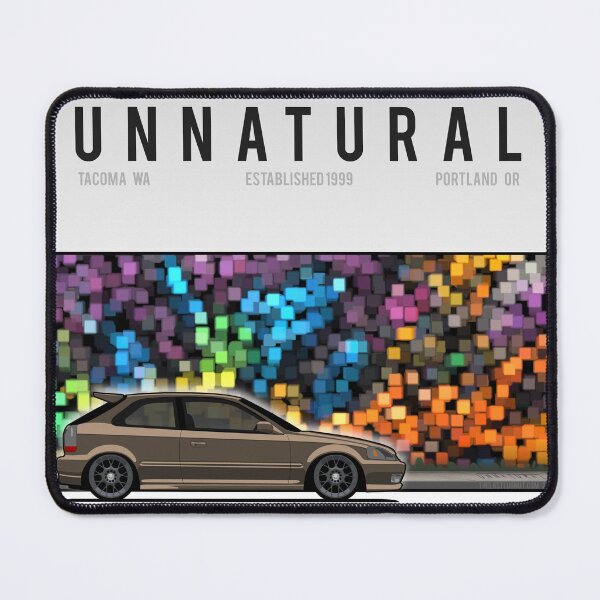 Item preview, Unnatural Car Club PNW: Brown Hatchback EJ designed and sold by The Last Lugnut.