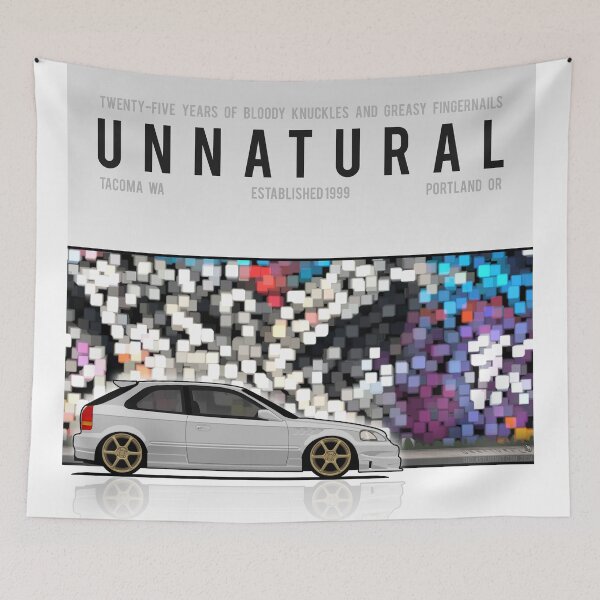 Item preview, Unnatural Car Club PNW: Vogue Silver Hatchback EJ designed and sold by The Last Lugnut.