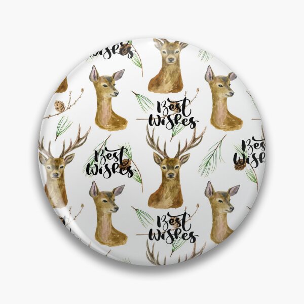 Item preview, Best Wishes Deer Pattern! designed and sold by TidyKitchenInc.