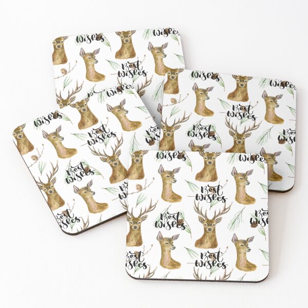 Item preview, Best Wishes Deer Pattern! designed and sold by TidyKitchenInc.