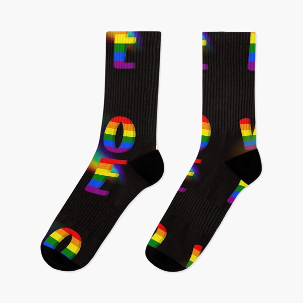 Item preview, VOTE-Rainbow-Black Background  designed and sold by Trendi61.