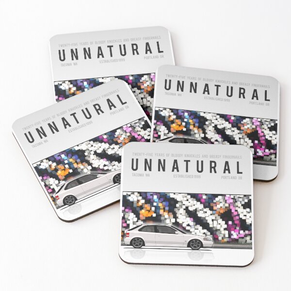 Item preview, Unnatural Car Club PNW: Pearl White Hatchback EJ designed and sold by The Last Lugnut.