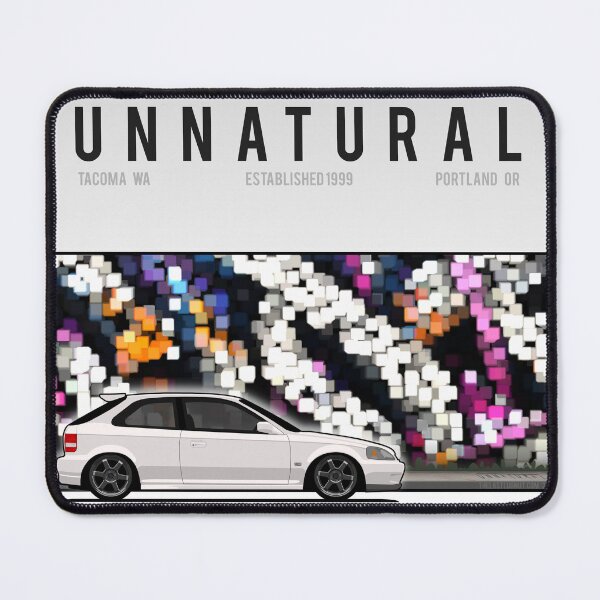 Item preview, Unnatural Car Club PNW: Pearl White Hatchback EJ designed and sold by The Last Lugnut.