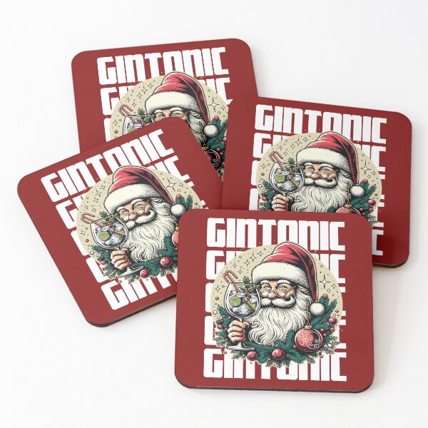 Item preview, Gin Tonic Santa Magic - Camiseta navideña designed and sold by EMWebDesign.