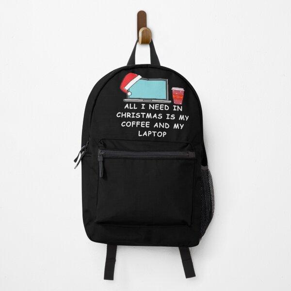 Item preview, All I need in Christmas is my coffee and my laptop designed and sold by Redstrawberry13.