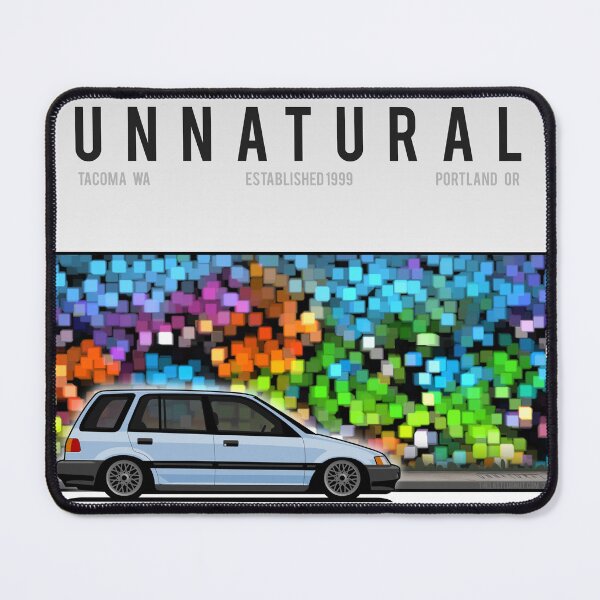 Item preview, Unnatural Car Club PNW: Blue Wagon EE designed and sold by The Last Lugnut.