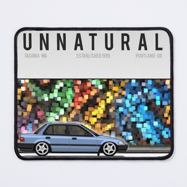 Item preview, Unnatural Car Club PNW: Superior Blue Sedan ED designed and sold by The Last Lugnut.