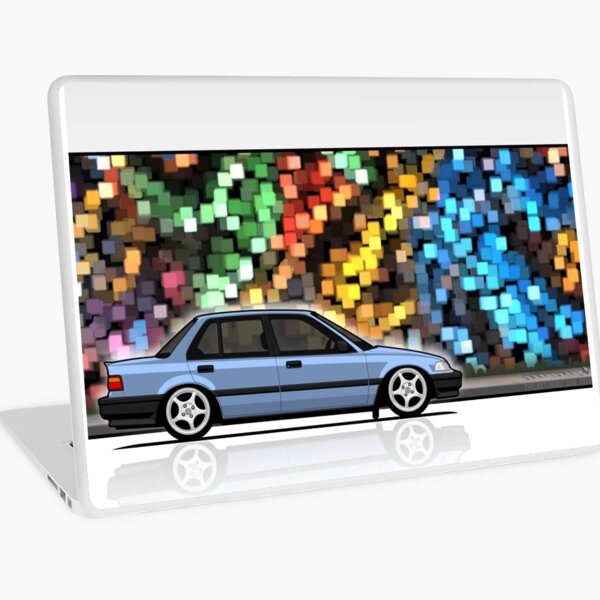 Unnatural Car Club PNW: Superior Blue Sedan ED Laptop Skin