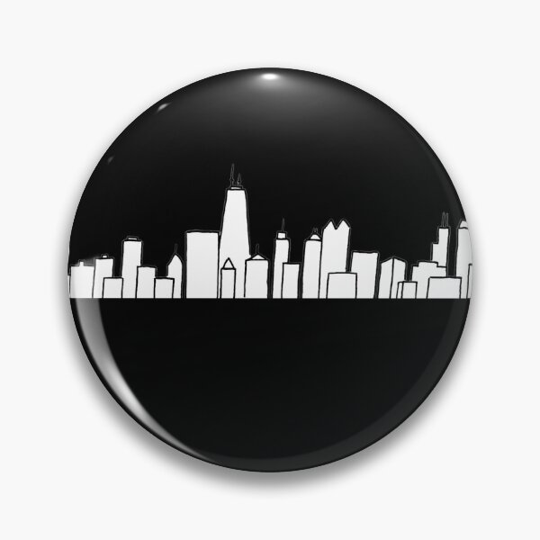Item preview, Chicago Ink Outline (filled in) designed and sold by Color Chicago.