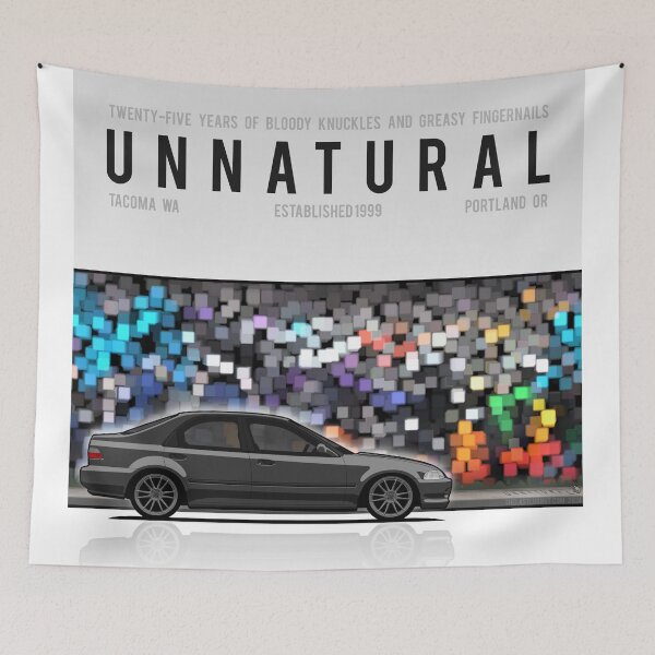 Item preview, Unnatural Car Club PNW: Granada Black Sedan EG designed and sold by The Last Lugnut.