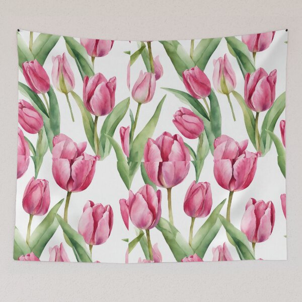 Item preview, Tulip Print, Pink Tulip Print  designed and sold by Mariana Piana.