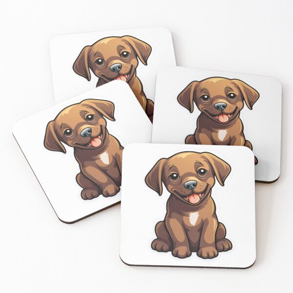 Item preview, Cocoa Charm - Cartoon Brown Labrador Delight designed and sold by PureGlee.