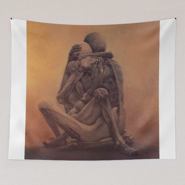 Item preview, Zdzislaw Beksinski Painting, nightmare art by Zdzislaw Beksinski, surrealism by Zdzislaw Beksinski  designed and sold by Amy-Hamilton.