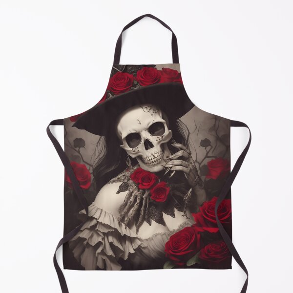 Item preview, Elegant gorgeous La Calavera Catrina, Lady of the afterlife, the Elegant Skull designed and sold by Fantasymachine.