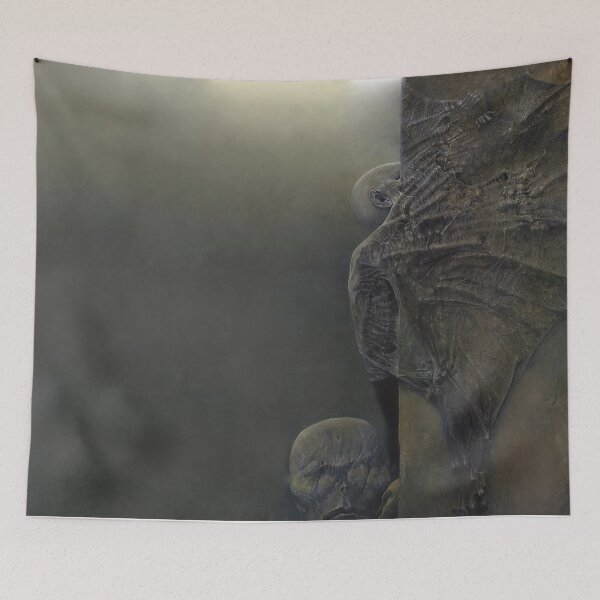 Item preview, Zdzislaw Beksinski Painting, nightmare art by Zdzislaw Beksinski, surrealism by Zdzislaw Beksinski  designed and sold by Amy-Hamilton.
