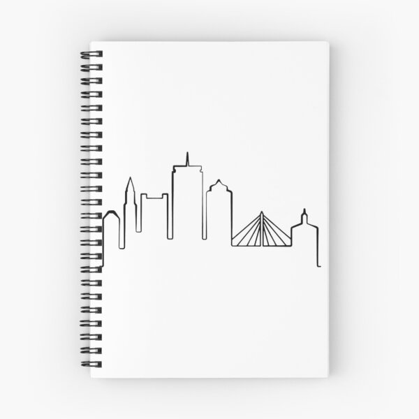 Item preview, Boston skyline - black designed and sold by Inkspression.