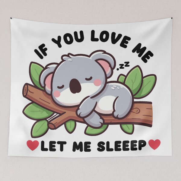 Item preview, “Koala’s Peaceful Slumber: A Love for Sleep designed and sold by GFelizNav.