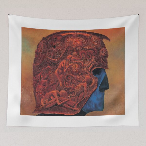 Item preview, Zdzislaw Beksinski Painting, nightmare art by Zdzislaw Beksinski, surrealism by Zdzislaw Beksinski  designed and sold by Amy-Hamilton.