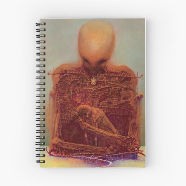 Item preview, Zdzislaw Beksinski Painting, nightmare art by Zdzislaw Beksinski, surrealism by Zdzislaw Beksinski  designed and sold by Amy-Hamilton.