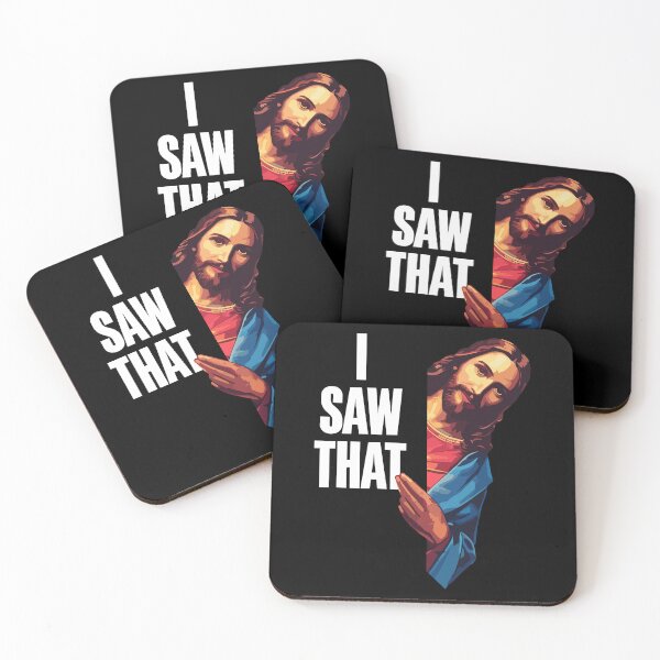 Item preview, Show Your Faith With a Touch of Humor With the I Saw That: Jesus Meme designed and sold by Cree8if.