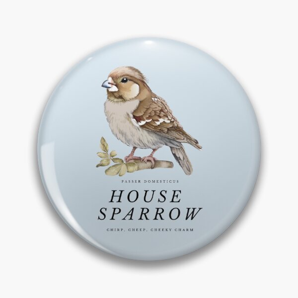 Item preview, House Sparrow, Ornithology Design  designed and sold by AryaSubramanian.