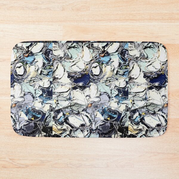 Item preview, Part of  oil painting "Blue flowers" by Marina Daniluka, edited pattern designed and sold by MariDaniArt.