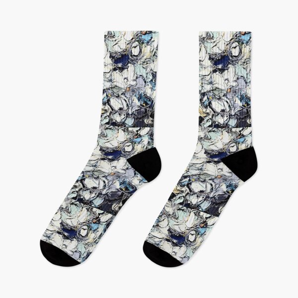 Item preview, Part of  oil painting "Blue flowers" by Marina Daniluka, edited pattern designed and sold by MariDaniArt.