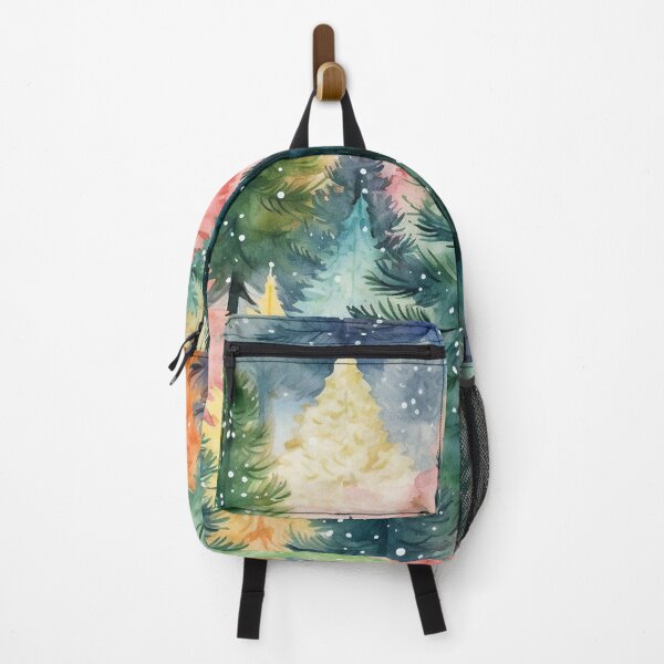Item preview, Colorful Snowy Christmas Spirit, Colorful Forest designed and sold by Queenjas.