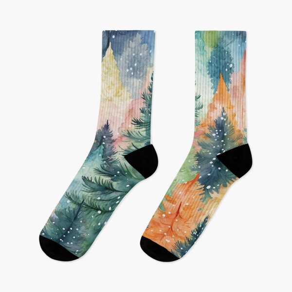 Item preview, Colorful Snowy Christmas Spirit, Colorful Forest designed and sold by Queenjas.