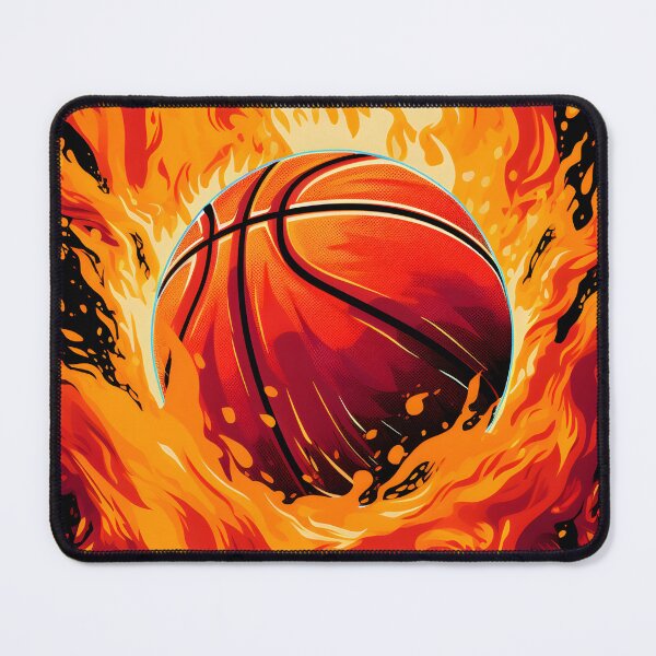 Item preview, Burning basketball designed and sold by unknown-places.