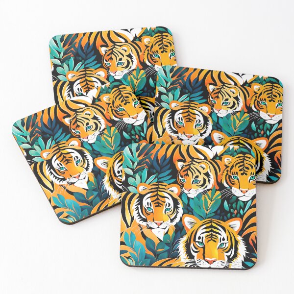 Aperçu de l'œuvre Tigres mignons créée et vendue par artedamensagem.