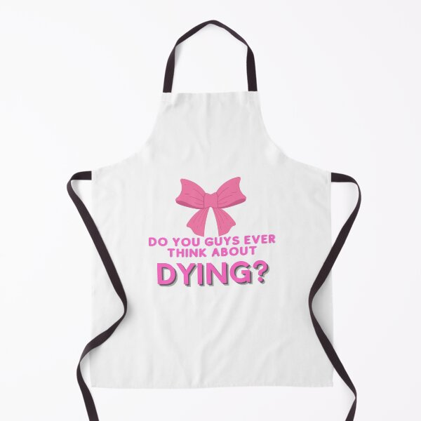 Item preview, Do you guys ever think about dying, Barbenheimer 2023, black and pink T-Shirt designed and sold by Ziromayki ⭐⭐⭐⭐⭐.