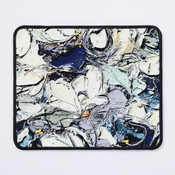 Item preview, Part of  oil painting "Blue flowers" by Marina Daniluka, edited pattern designed and sold by MariDaniArt.