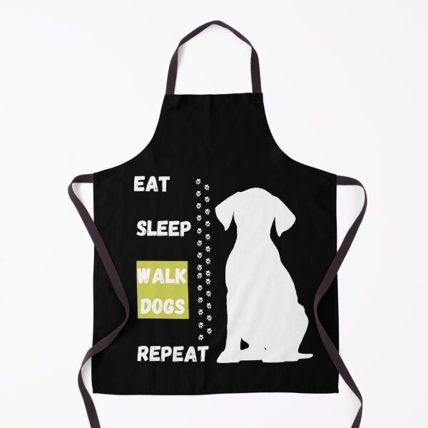 Item preview, eat sleep walk dogs repeat designed and sold by JuniperusArt.