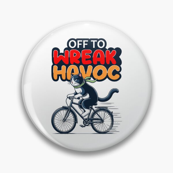 Item preview, Off To Wreak Havoc: Cat Lover's  designed and sold by Cree8if.