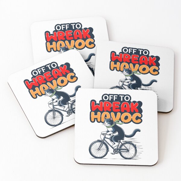 Item preview, Off To Wreak Havoc: Cat Lover's  designed and sold by Cree8if.