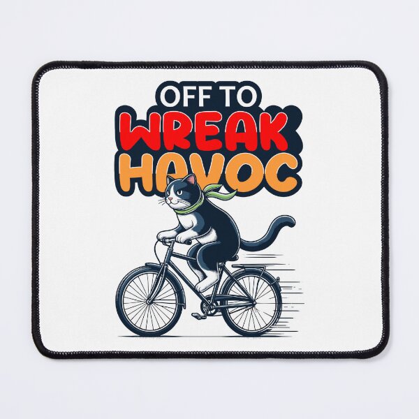 Item preview, Off To Wreak Havoc: Cat Lover's  designed and sold by Cree8if.