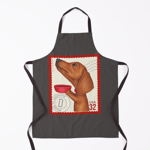 Item preview, Cute Stamp of Doxie Dachshund Begging for Food designed and sold by Danny Gordon.