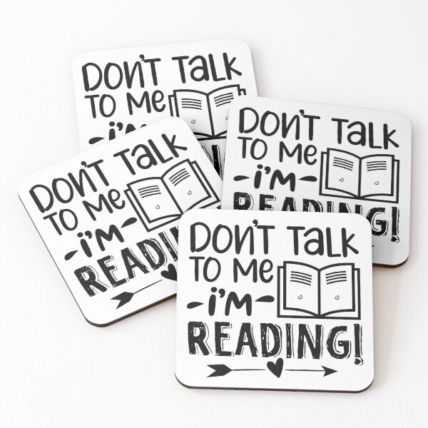 Item preview, Don’t talk to me I’m reading designed and sold by DesignCosmos.