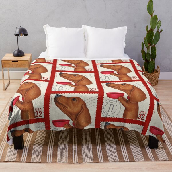 Item preview, Cute Stamp of Doxie Dachshund Begging for Food designed and sold by Danny Gordon.