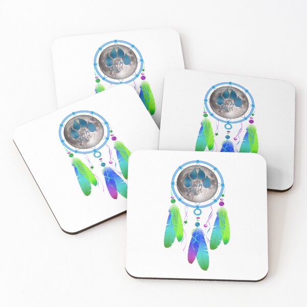 Item preview, Wolf Dream Catcher designed and sold by MamaCsTees.